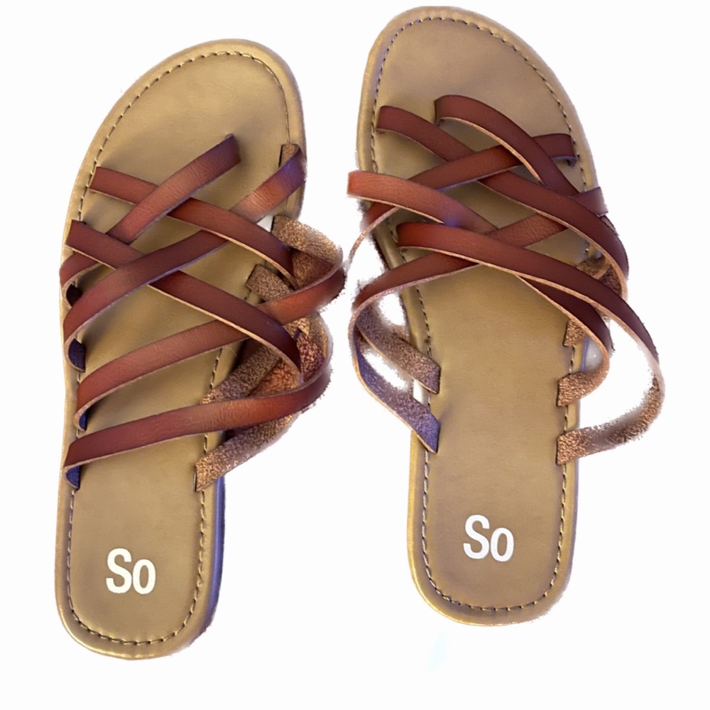 SO leather sandals size 9